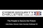 Judy Baker, Director Cyber Security Challenge UK