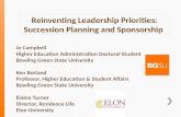 Reinventing Leadership Priorities: Succession Planning and Sponsorship