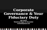 Corporate Governance & Your Fiduciary Duty