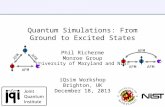 Quantum Simulations: From Ground to Excited States
