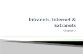 Intranets, Internet & Extranets
