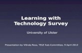 Learning with Technology Survey