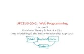 Lecture  9 Database Theory & Practice  (3) : Data Modelling & the Entity-Relationship Approach