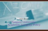 Niagara University  Academic Integrity Policy