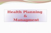 Health Planning  & Managment