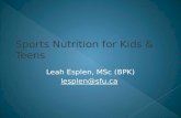Sports Nutrition for Kids & Teens