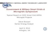Government & Military Smart Grids &  Microgrids  Symposium