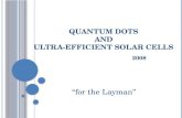 Quantum Dots  and  Ultra-Efficient Solar Cells