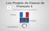 Les Projets de Classe de Français 1