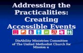 Addressing the Practicalities: Creating Accessible Events