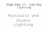 High Key  vs.  Low Key  Lighting