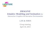 IMAGINE Intuitive Modeling and Animation  for  Interactive Graphics & Narrative Environments LJK & INRIA