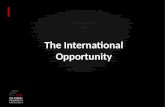 The International Opportunity