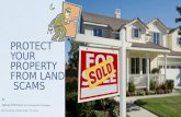 PROTECT YOUR PROPERTY FROM  LAND  SCAMS