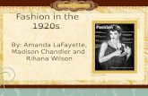 Fashion in the 1920s