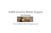 Dafili Gravity Water Supply Scheme