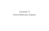 Lesson 1 Greenhouse Gases