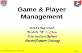 Game & Player Management