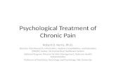 Psychological Treatment of Chronic Pain