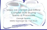 Video 14 – Online and Offline Complex B2B Buying  Teams & Processes
