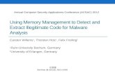 Using Memory Management to Detect and  Extract Illegitimate  Code for Malware Analysis