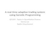 A real-time adaptive trading system using Genetic Programming