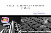 Fault Tolerance in Embedded Systems