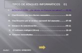 TIPOS DE ATAQUES INFORMÁTICOS     01