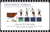 Geometry Videos Symposium on Computer Animation 2003