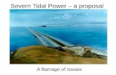 Severn Tidal  Power – a proposal