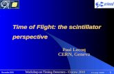Time of Flight: the  scintillator  perspective