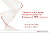 Thermal and Layout considerations for  Integrated FET chargers