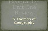 World Geography  Unit One Review