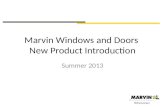 Marvin Windows and Doors  New  Product Introduction
