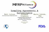 Sampling Agreements & Surveillance