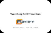 Watching Software Run