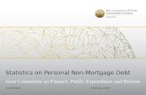 Statistics on Personal Non-Mortgage Debt