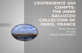 C’EST l’EXPERIENCE QUI COMPTE: The Anne Salluzzo Collection of Paris, France
