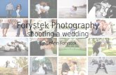 Forystek Photography shooting a wedding