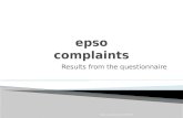 epso complaints