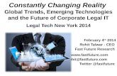 Constantly Changing Reality  Global Trends, Emerging Technologies and the Future of Corporate Legal IT