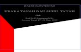 DASAR ILMU TANAH UDARA TANAH DAN  SUHU  TANAH Oleh : Prof  Dr.IR.Soemarno,M.S . Jurusan  Tanah FP UB  Nop   2013