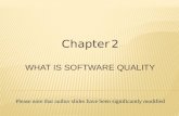 What is software quality