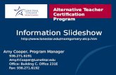 Alternative Teacher Certification Program
