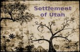 Settlement of Utah