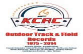 2014 KCAC Outdoor Track & Field Record Book