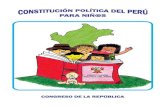 Constitución política del perú para niñ@s