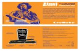 Pedal de Wha-Wha DUNLOP JH-1D Jimi Hendrix - Manual Sonigate