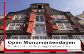 Programmaboek Open Monumentendagen Dordrecht 2011