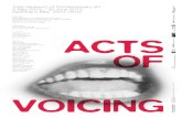 Acts of Voicing